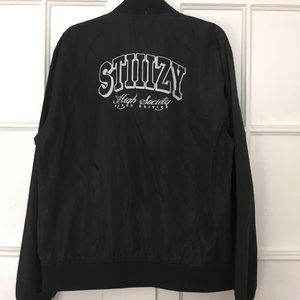 Stiiizy Applique Bomber Jacket NWT
